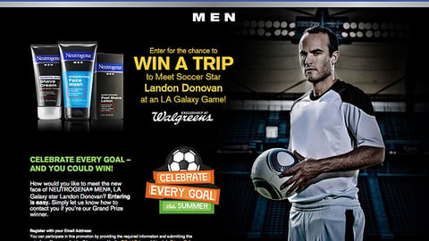 Neutrogena Walgreens Sweeps Landing Page