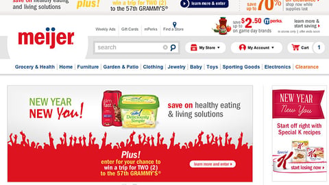Meijer Unilever 'New Year, New You' Carousel Ad