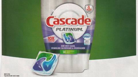 Cascade Platinum 'Try a Small Bag' FSI