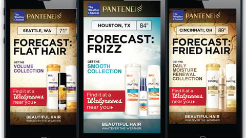 Pantene Walgreens 'Haircast' Screens