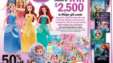 Meijer 'Disney Princess Month' Feature