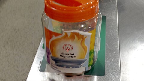 Publix P&G Special Olympics Donation Bucket