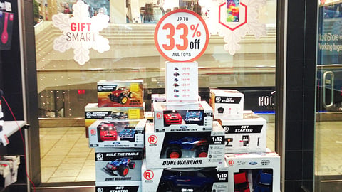 RadioShack 'RC Toy Headquarters' Ceiling Sign