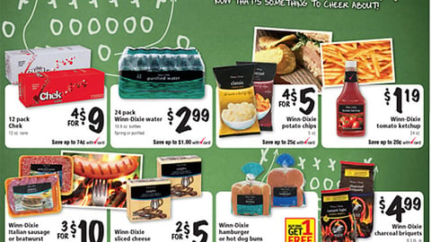 Winn-Dixie 'Savings Playbook' Circular Cover