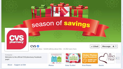 CVS 'Season of Savings' Facebook Cover