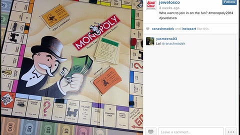 Jewel-Osco 'Monopoly' Instagram Update