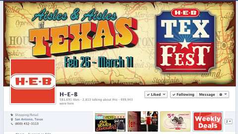 H-E-B 'TexFest' Facebook Cover
