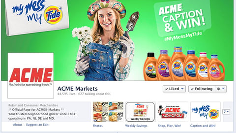 Acme 'My Mess My Tide' Facebook Cover