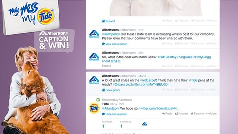 Albertsons 'My Mess My Tide' Twitter Skin