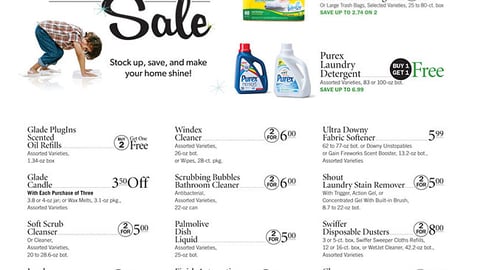 Publix 'Spring Cleaning Sale' Feature