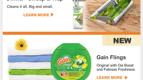 P&G Home Depot 'Bring in Spring' Email 