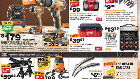 Home Depot 'Best in Car Care' Feature