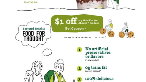 CVS Gold Emblem Abound Landing Page