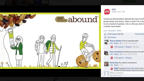 CVS 'Gold Emblem Abound' Facebook Update