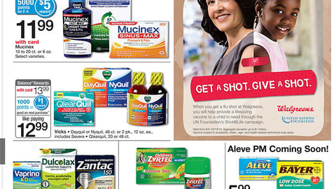 Walgreens 'Get a Shot, Give a Shot' Feature