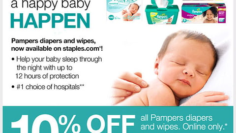 P&G Staples 'Happy Baby' Email