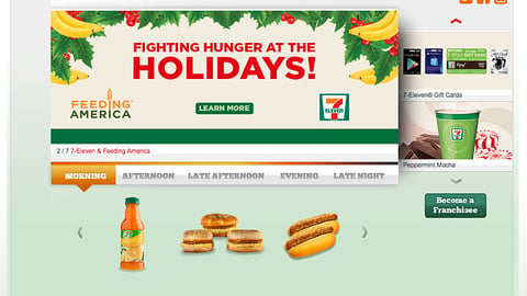 7-Eleven 'Fighting Hunger at the Holidays' Carousel Ad