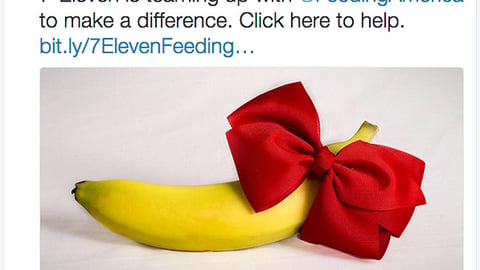 7-Eleven Feeding America Tweet