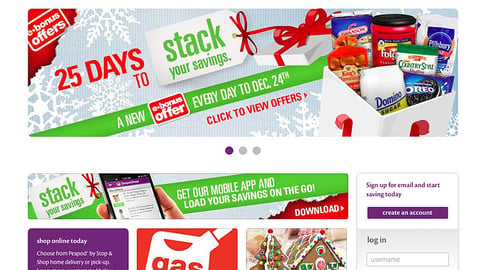 Stop & Shop 'Stack Your Savings' Carousel Ad 
