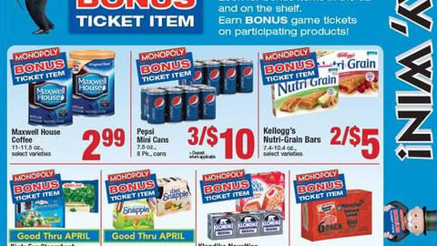 Shaw's 'Monopoly' Feature 