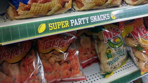 Dollar General 'Super Party Snacks' Shelf Strip
