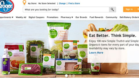 Kroger 'Eat Better. Think Simple' Carousel Ad