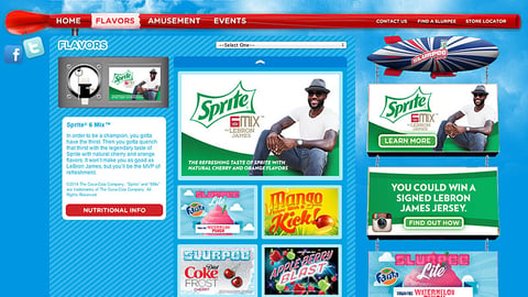 7-Eleven Sprite 6 Mix Sweeps Display Ads