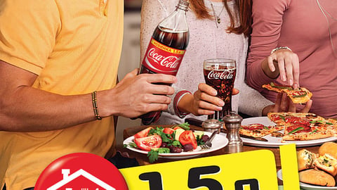 Coca-Cola Russia Price Sign