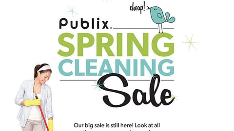 Publix 'Spring Cleaning Sale' Circular Cover