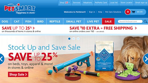 PetSmart 'Stock Up' Carousel Ad