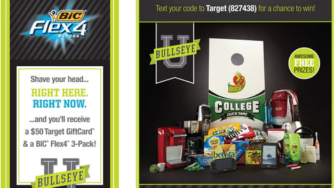 Target 'Back to College After-Hours Event' Signage