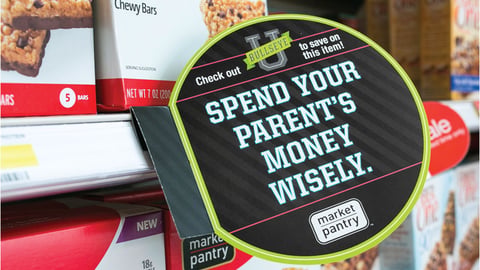 Target 'Back to College After-Hours Event' Shelf Talker