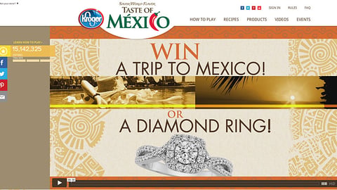 Kroger 'Taste of Mexico' Home Page