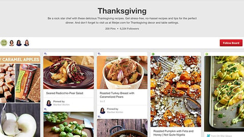Meijer Thanksgiving Pinterest Board