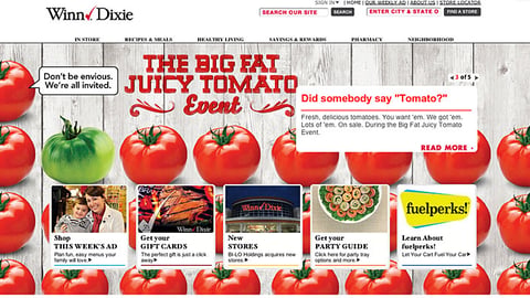 Winn-Dixie 'Tomato Event' Carousel Ad