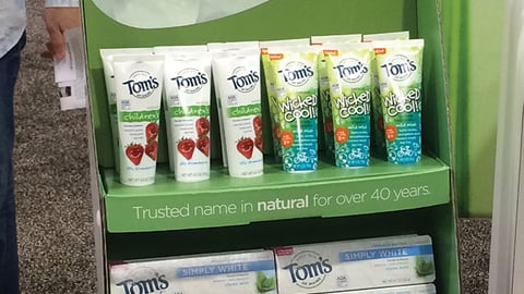 Tom's of Maine Earth Day Shipper