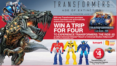Kmart 'Transformers: Age of Extinction' Feature