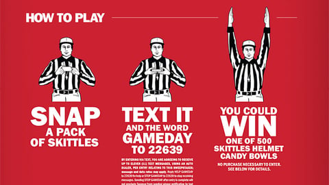 Sam's Club Skittles 'Make Game Day Awesomer' Webpage