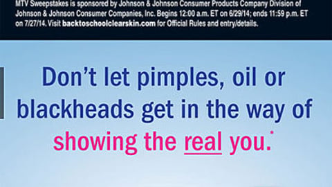 Clean & Clear Walgreens 'VMA Trip' Coupon Book Ad
