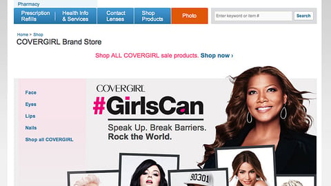 Walgreens.com CoverGirl 'Brand Store'