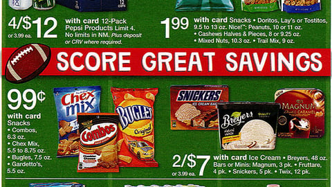 Walgreens 'Score Great Savings' Feature