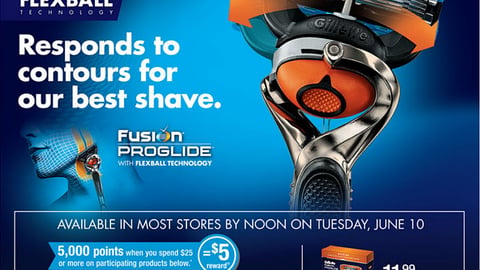 Walgreens Gillette Fusion ProGlide 'Flexball' Feature