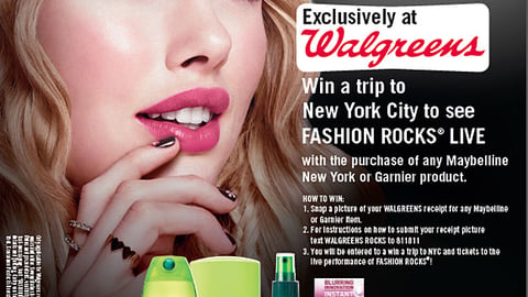 L'Oreal Walgreens.com 'Fashion Rocks' Landing Page