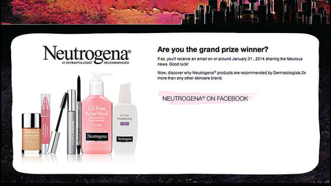 Neutrogena Walgreens Sweeps Landing Page 