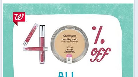 Walgreens Neutrogena Online Sale Facebook Update