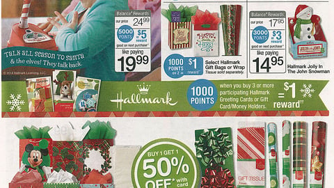 Walgreens Hallmark Balance Rewards Feature