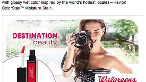 Walgreens Revlon Facebook Update