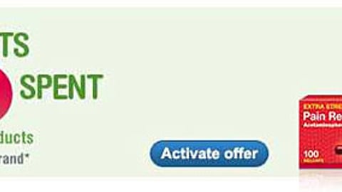 Walgreens Balance Rewards Offer Display Ad