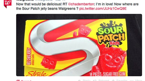Walgreens Stride Sour Patch Kids Twitter Update