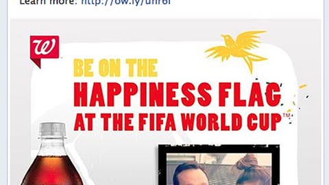 Walgreens Coca-Cola 'World Cup' Facebook Update